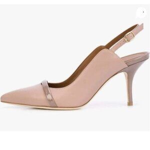 FSJ Women Classy Pointed Toe Thin High Heel Slingback Pump Office Prom Shoes